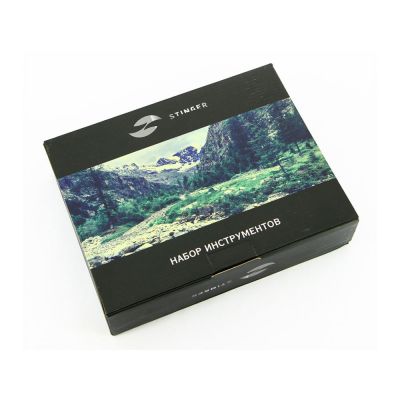 Набор инструментов Stinger, 15 инструментов, в пластиковом кейсе, 290х205x75 мм, синий-1