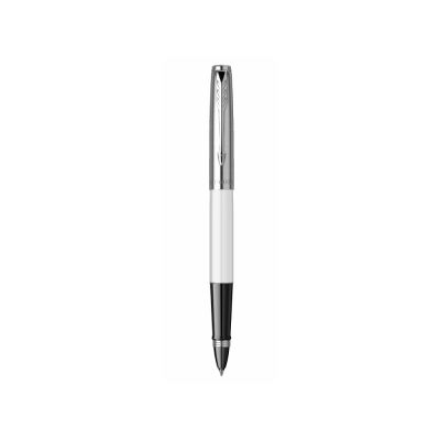 Ручка-роллер Parker Jotter Original T60 White СT (чернила черные) в подарочной коробке-5