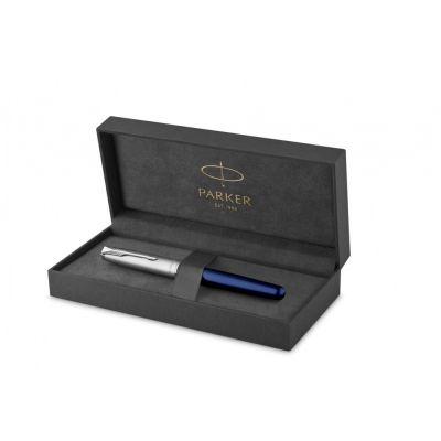 Ручка-роллер Parker Sonnet Entry Point Blue Steel CT, стержень: F, цвет чернил: black, в подарочной упаковке-1