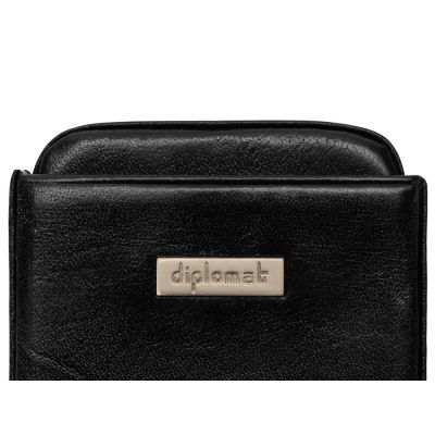 Футляр для визиток, кредитных и дисконтных карт Diplomat (черный)-4
