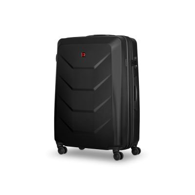 Чемодан WENGER Prymo, чёрный, большой, 52х76х30 см, 93 л, ABS+PC-0
