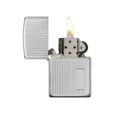 Зажигалка ZIPPO Classic с покрытием High Polish Chrome, латунь/сталь, серебристая, 38x13x57 мм-2