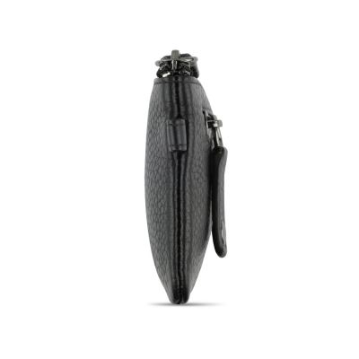 Ключница BUGATTI Elsa, чёрная, воловья кожа/полиэстер, 12,5х0,5х7 см-4