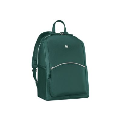 Рюкзак женский WENGER LeaMarie, ПВХ/полиэстер, 31x16x41 см, 18 л, зеленый-1