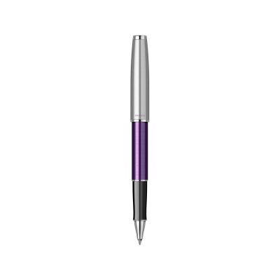 Ручка-роллер Parker Sonnet Essentials Violet SB Steel CT, цвет чернил black, перо: F, в подарочной упаковке.-1