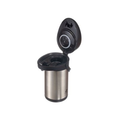 Термос с помпой Stinger, 3 л, широкий, нержавеющая сталь, серебристый, 24,4 х 17,5 х 37,2 см-1