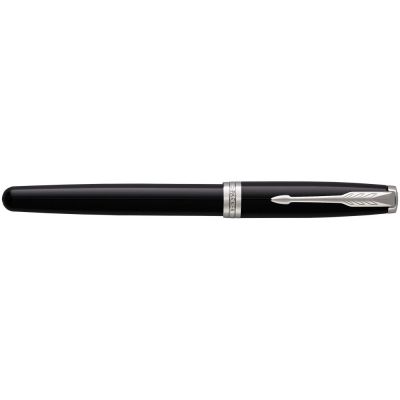 Ручка-роллер Parker Sonnet T539, цвет: Laque Black СT,  стержень: F, цвет чернил: black, в подарочной упаковке-4