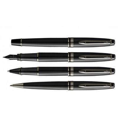 Шариковая ручка Waterman Expert Black, цвет чернил Mblue, в подарочной упаковке-6