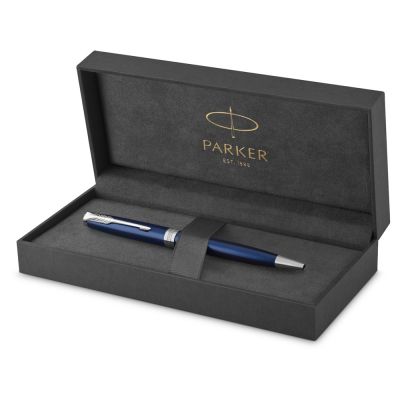 Ручка шариковая Parker Sonnet Core Subtle Blue CT, синий/серебристый-3