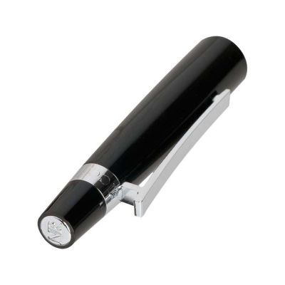 Ручка шариковая Nina Ricci модель Funambule striped в футляре, серебристый/черный-1