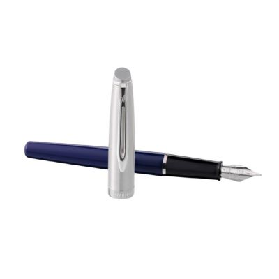Перьевая ручка Waterman  Embleme цвет BLUE CT, цвет чернил: черный-2