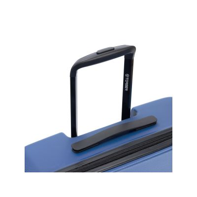 Чемодан TORBER Lama, чёрный, ABS-пластик, 49 х 29,5 х 77 см, 92 л-5