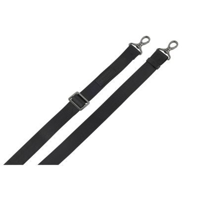 Сумка через плечо женская BUGATTI Elsa, чёрная, воловья кожа/полиэстер, 25х8,5х20 см-8