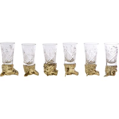 Подарочный набор Русская охота, темно-коричневый/молочный-4