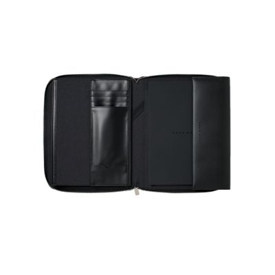 Папка для конференций А4 Advance. Hugo Boss, темно-серый/черный-6