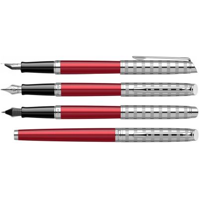 Перьевая ручка Waterman Hemisphere French riviera Deluxe RED CLUB в подарочной коробке-2