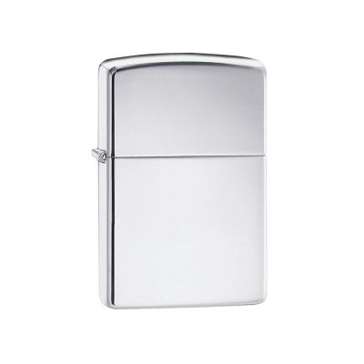 Зажигалка ZIPPO Classic с покрытием High Polish Chrome, латунь/сталь, серебристая, 38x13x57 мм-0