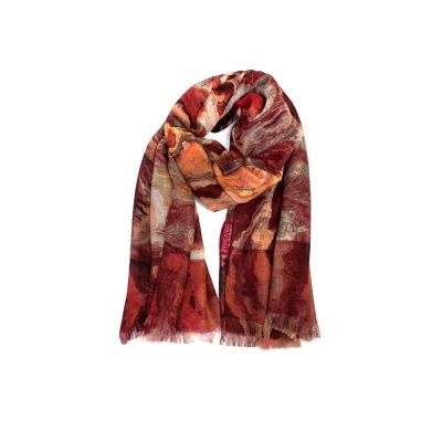 Мужской шарф Красный Оникс-2