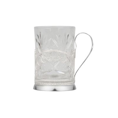 Подарочный набор С Днём защитника отечества: стакан с подстаканником, ложка-2