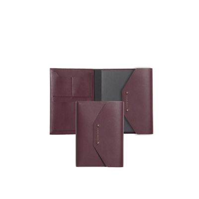 Папка для участника конференции формата А5 Elegance Burgundy-0