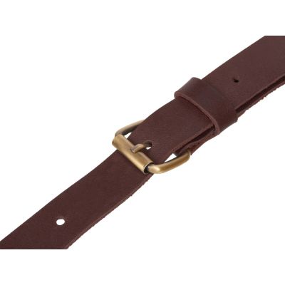 Фартук из канваса с ремнями из натуральной кожи, материал: канвас смесовый, плотность 450 гр/м, натуральная кожа КРС, цвет черный, коричневый темный-8