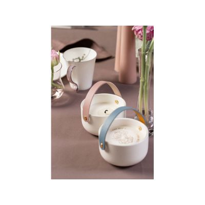 Свеча Valerie Concept с крышкой CNDL 5 PINK, белый/розовый-7