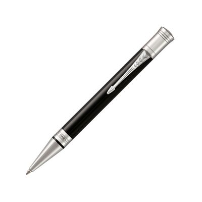 Шариковая ручка Parker Duofold Classic International Black CT, стержень: M, цвет чернил: black, в подарочной упаковке.-0