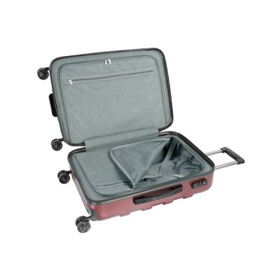 Чемодан BUGATTI Galatea, красный, поликарбонат / АБС-пластик, 46х27,5х67 см, 64,43 л-1