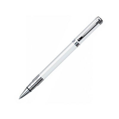 Ручка роллер Waterman Perspective Pure White CT F, белый/серебристый-0