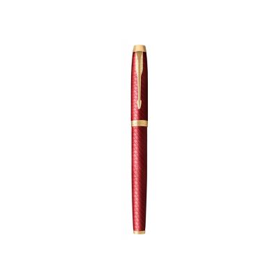 Перьевая ручка Parker IM Premium F318  Red GT, перо: F, цвет чернил: blue, в подарочной упаковке.-3