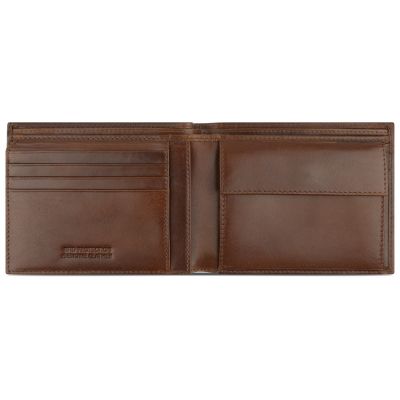 Портмоне BUGATTI Nobile,с защитой данных RFID, коньячного цвета, воловья кожа/полиэстер, 12х2х9,5 см-2