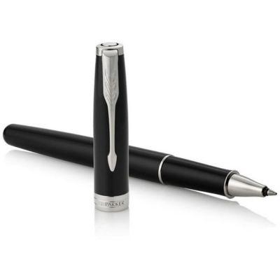 Ручка-роллер Parker Sonnet T539, цвет: Laque Black СT,  стержень: F, цвет чернил: black, в подарочной упаковке-2
