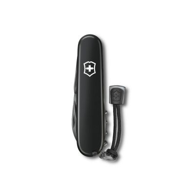 Нож перочинный VICTORINOX Spartan Onyx Black, 91 мм, 12 функций, чёрный, со шнурком в комплекте-3