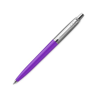 Шариковая ручка Parker Jotter, цвет FROSTY PURPLE, цвет чернил синий, толщина линии M , в подарочной коробке-0