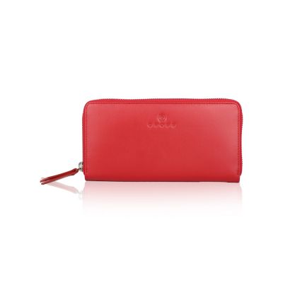 Кошелёк Cross Colors Chili, кожа наппа, гладкая, цвет красный-1