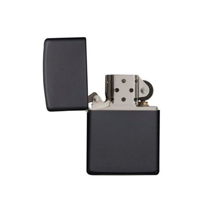 Зажигалка ZIPPO Classic с покрытием Black Matte, латунь/сталь, чёрная, матовая, 38x13x57 мм-2