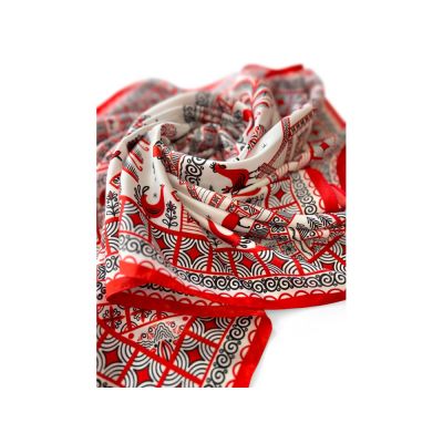 Платок Мезенская роспись-4