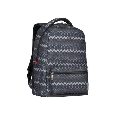 Рюкзак WENGER 16'', серый с рисунком, полиэстер, 36 x 25 x 45 см, 22 л-2