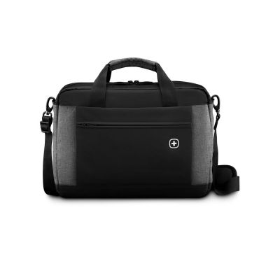 Портфель для ноутбука 16'' WENGER Underground, черный/серый, полиэстер, 43 x 9 x 31 см, 9 л-1