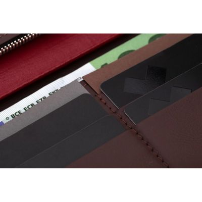 Бумажник Клайд, коричневый-4