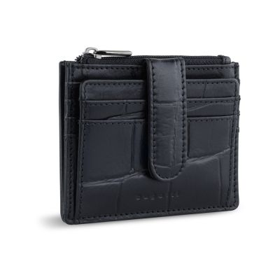 Портмоне для кредитных карт BUGATTI Nevio, чёрный, воловья/полиэстер, 12,5х2,5х9,3 см-0