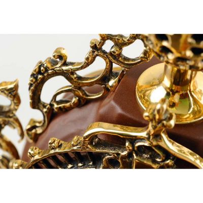 Композиция: интерьерные часы с подсвечниками Герцог Альба-1