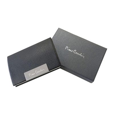 Визитница Pierre Cardin, чёрный/серебристый-2