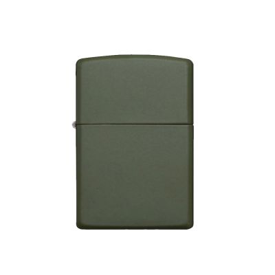 Зажигалка ZIPPO Classic с покрытием Green Matte, латунь/сталь, зелёная, матовая, 38x13x57 мм-1