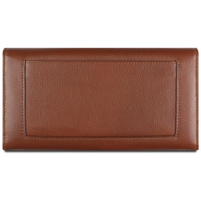 Кошелёк женский BUGATTI Lady Top, коньячный, натуральная воловья кожа, 20х2,5х10,5 см-5