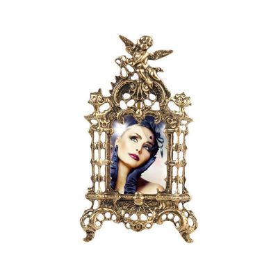 Фоторамка Ангел-хранитель, золотистый-0