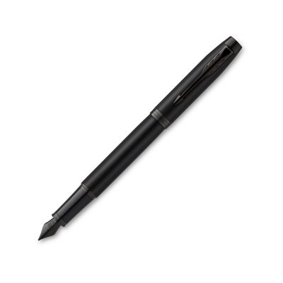Перьевая ручка Parker IM Achromatic Matte Black BT, черный-0
