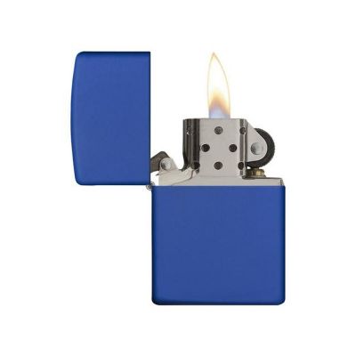 Зажигалка ZIPPO Classic с покрытием Royal Blue Matte, латунь/сталь, синяя, матовая, 38x13x57 мм-3