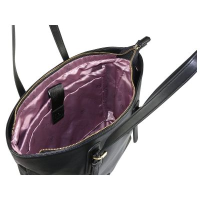 Сумка-тоут женская BUGATTI Passione 15'', чёрная, полиуретан, 47х13х32,5 см-3