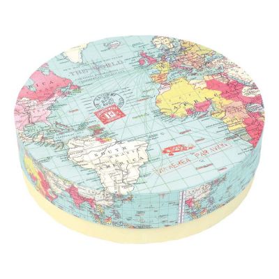 Набор из 4-х тарелок Карта мира-1
